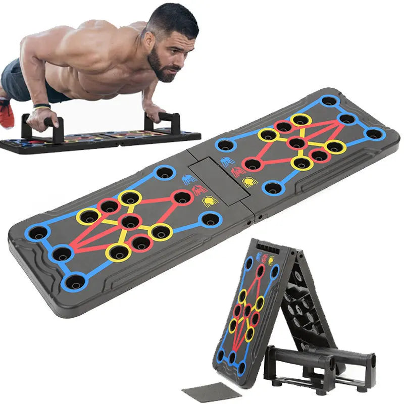Push Up Support Board Multifunctional Foldable Training Board for Chest and Abdominal Workouts