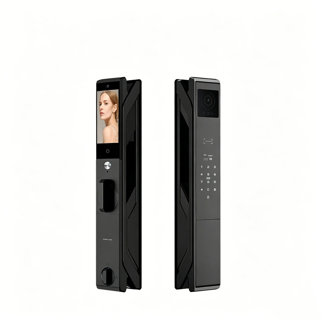 Smart Door Lock 3D Face Recognition WiFi Video Intercom Fingerprint Keyless Entry