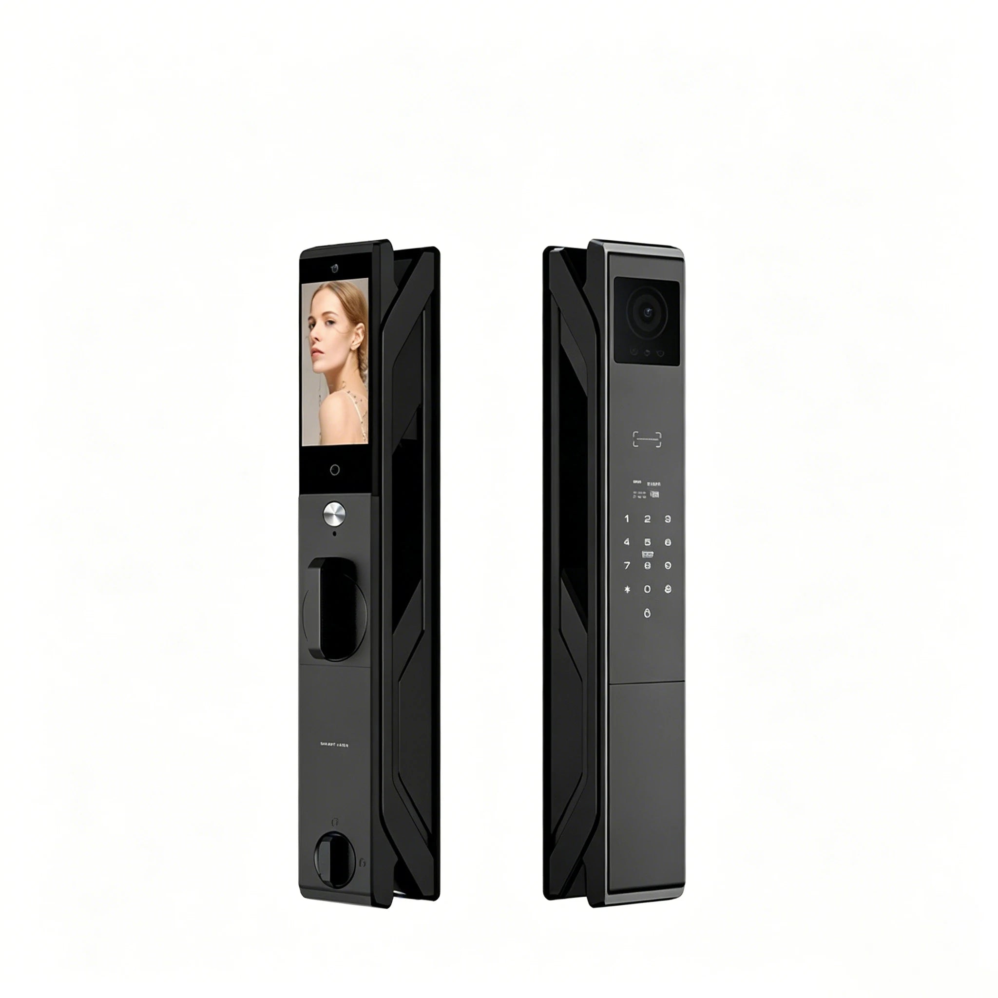 Smart Door Lock 3D Face Recognition WiFi Video Intercom Fingerprint Keyless Entry