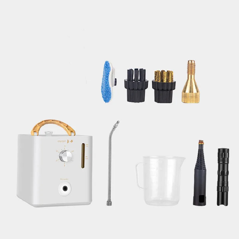 Steam Cleaner 2600W High Pressure Handheld Cleaning Machine with Brush Head for Home Use