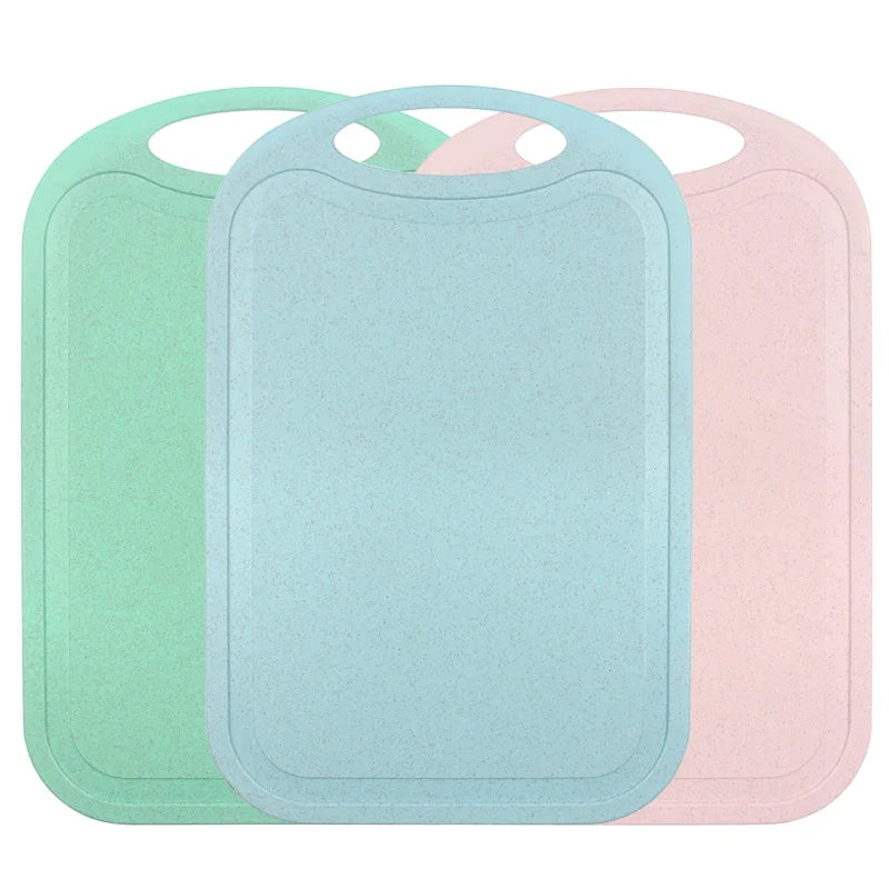 Lightweight Wheat Straw Cutting Board Portable Kitchen Chopping Board – Pink