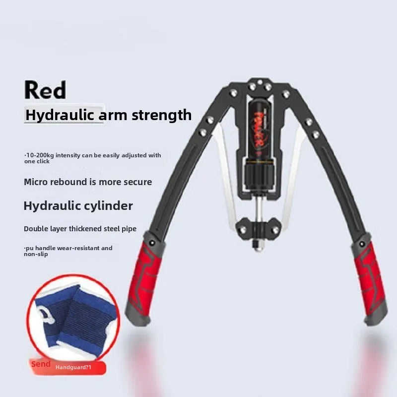 Hydraulic Arm Forcer Adjustable Training Arm Strength 200kg Grip Bar Chest Expansion Abs Home Fitness Equipment Men