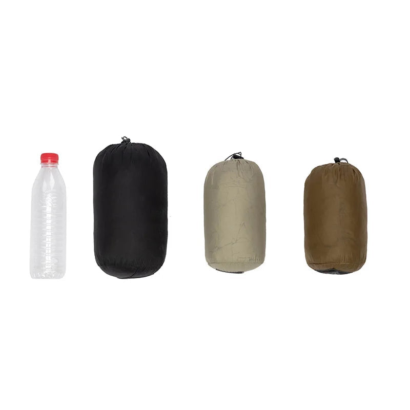 Camping Canopy Tarp Waterproof Ultralight 15D Outdoor Sun Shelter - Khaki