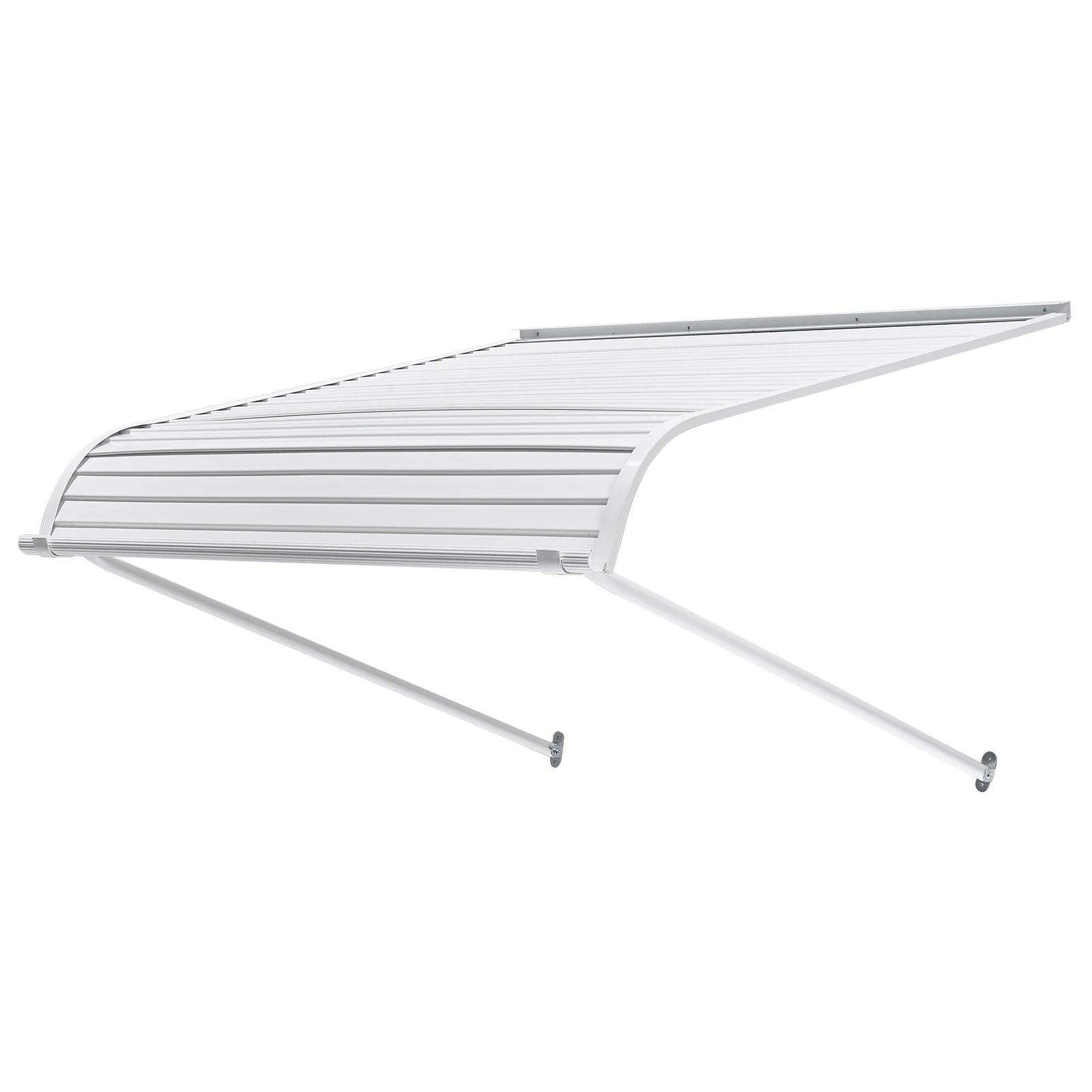 Aluminum Door Awning 40x42 Inch Exterior Canopy for Rain Sun Protection - 42x48x20 Inch