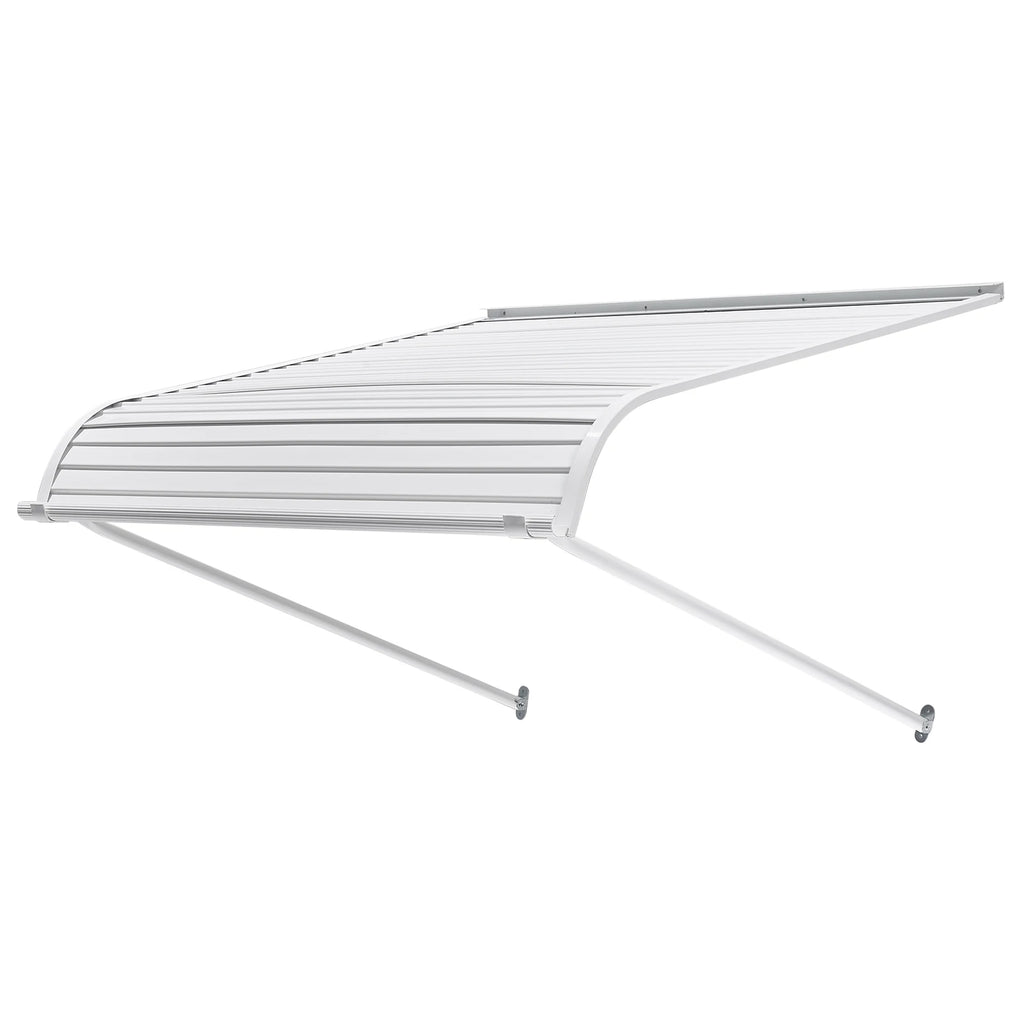 Aluminum Door Awning 40x42 Inch Exterior Canopy for Rain Sun Protection - 42x40x20 Inch