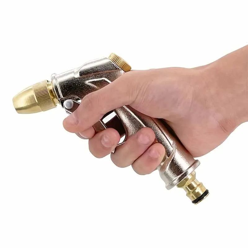 Expandable Garden Hose 10m Flexible Water Hose with Metal Adjustable High Pressure Spray Gun