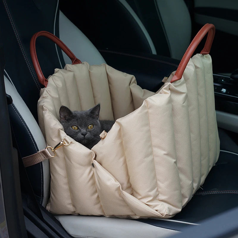 Pet Carrier Bag Portable Foldable Soft Travel Pet Handbag - Black