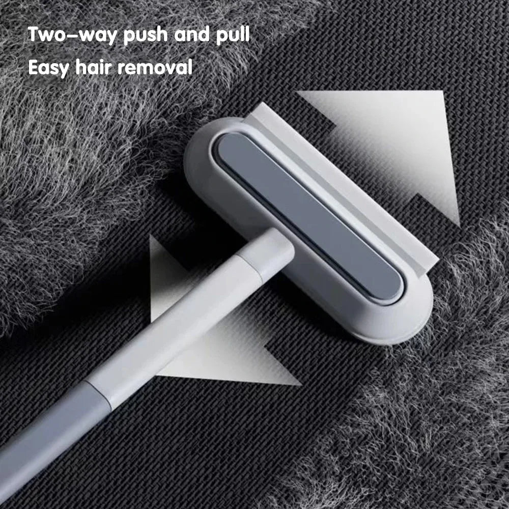 Pet Hair Remover Brush 3 in 1 Long Handle Detachable Cleaning Tool for Furniture Carpet Clothing