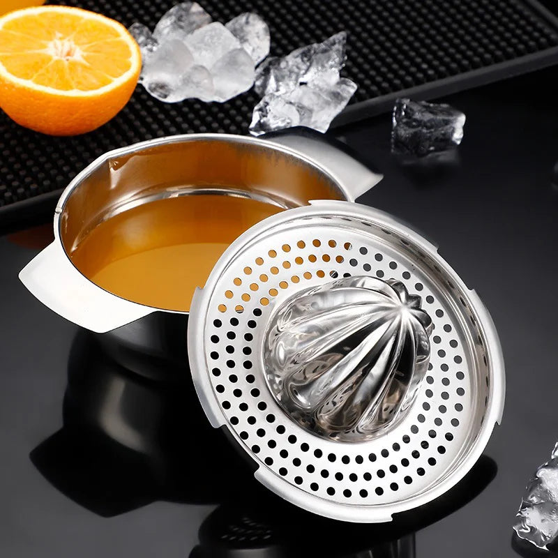 Gold Stainless Steel Lemon Juicer Squeezer Manual Fruit Juicer Orange Juice Maker Portable Metal Citrus Juicer Kitchen Tools
