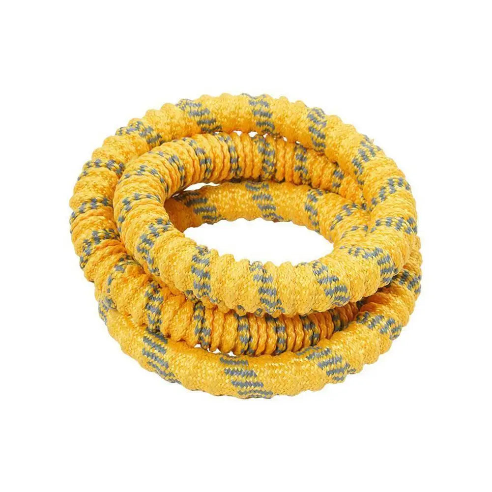 Weighted Fitness Circle Soft Spring Portable Hula Hoop 1.3kg Waist Training Exercise Ring - Yellow