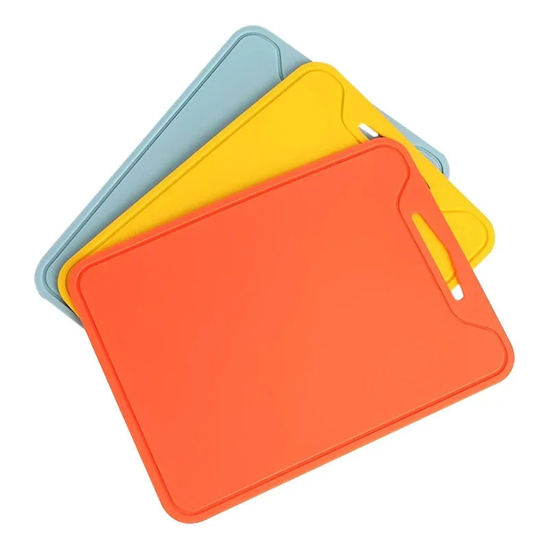 Food Grade Silicone Cutting Board Non Slip Kitchen Chopping Board for Meat Vegetables and Fruits Dishwasher Safe – Blue