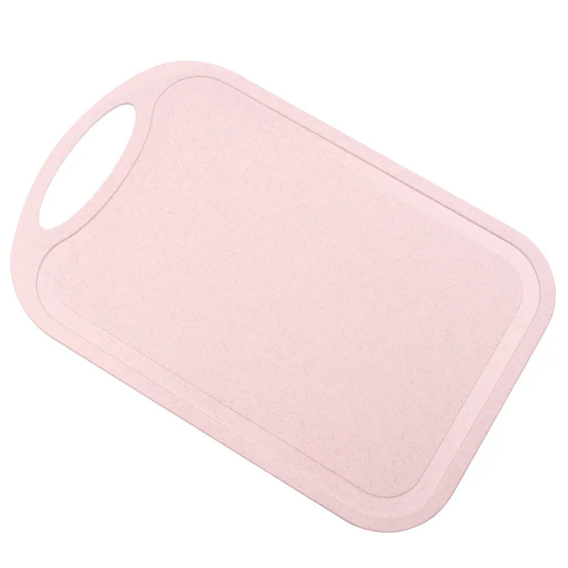 Lightweight Wheat Straw Cutting Board Portable Kitchen Chopping Board – Pink