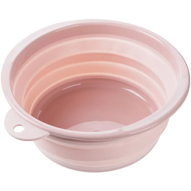 Collapsible Folding Basin Portable Wash Bucket Wash Tub for Camping Kitchen and Travel – Green