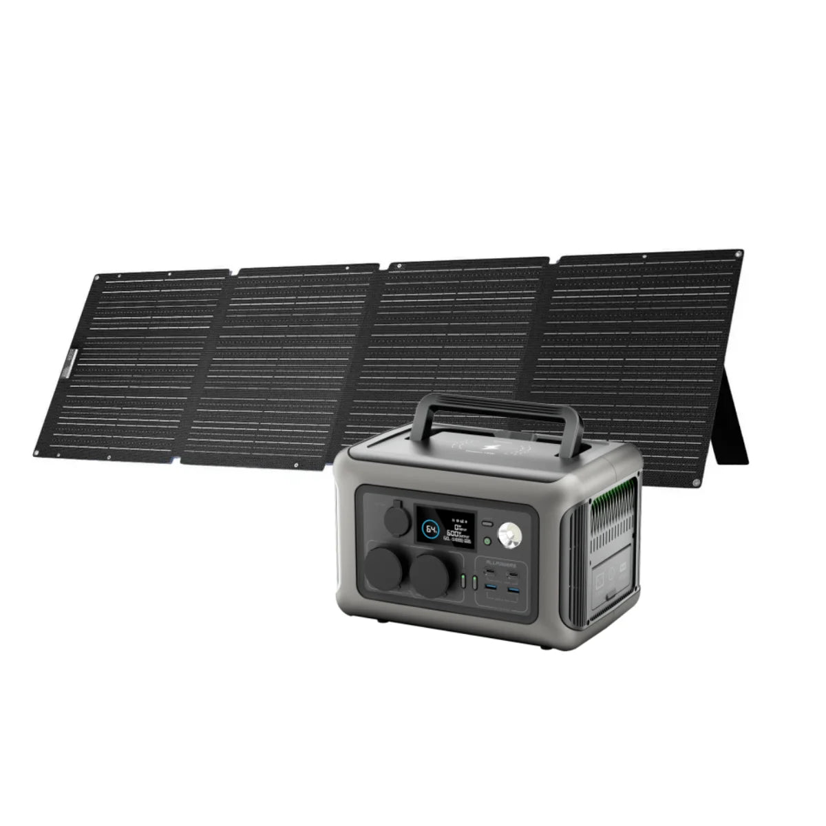 Portable Power Station 1152Wh LiFePO4 Solar Generator 1800W Pure Sine Wave UPS Backup Battery