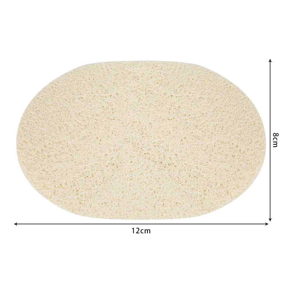 Luffa Scrub Pads Natural Loofah Dish Cleaning Sponges 14×8.5cm - 10 Pack