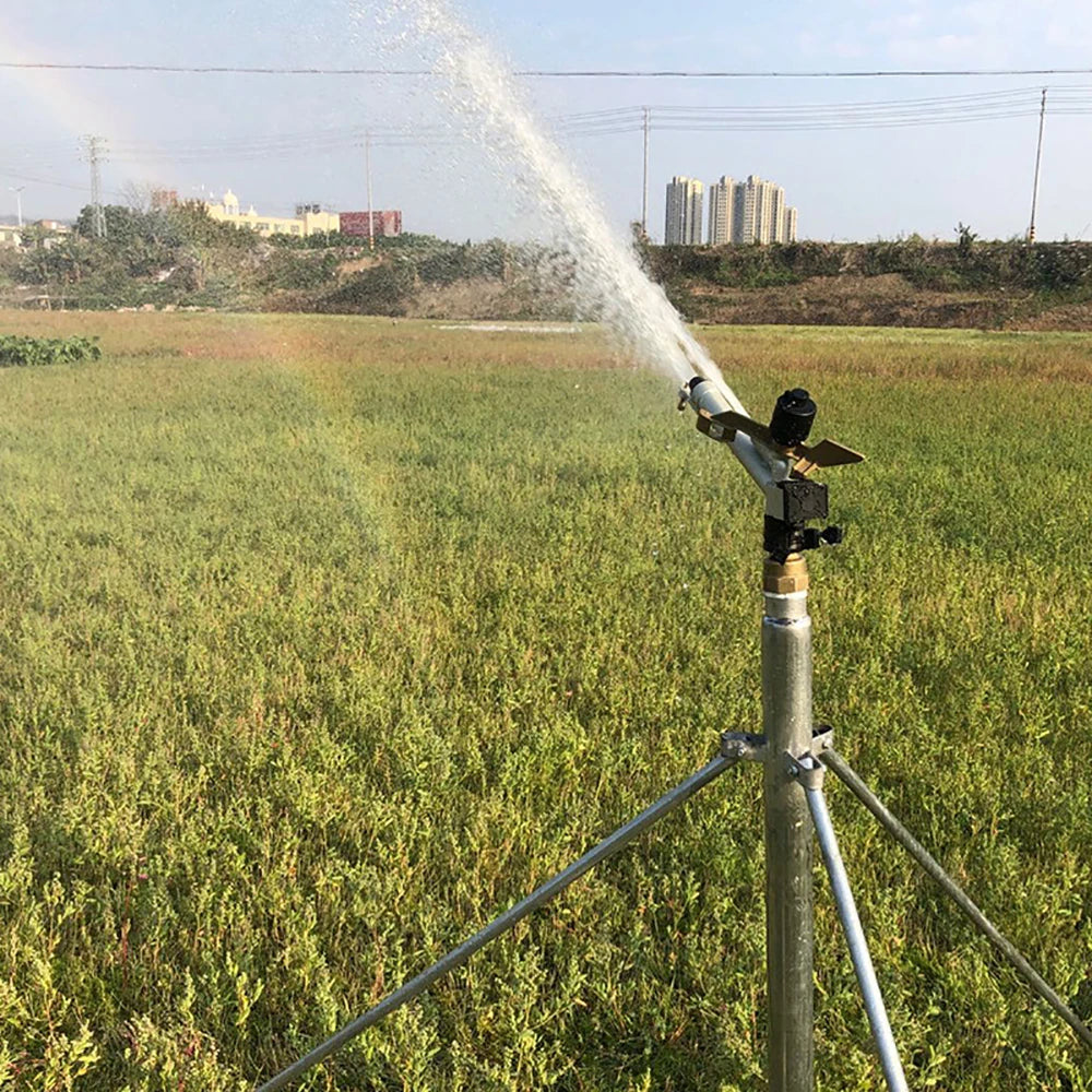Rocker Impact Sprinkler 1 Inch 16-29m Spray Radius 360° Rotating Agricultural Irrigation
