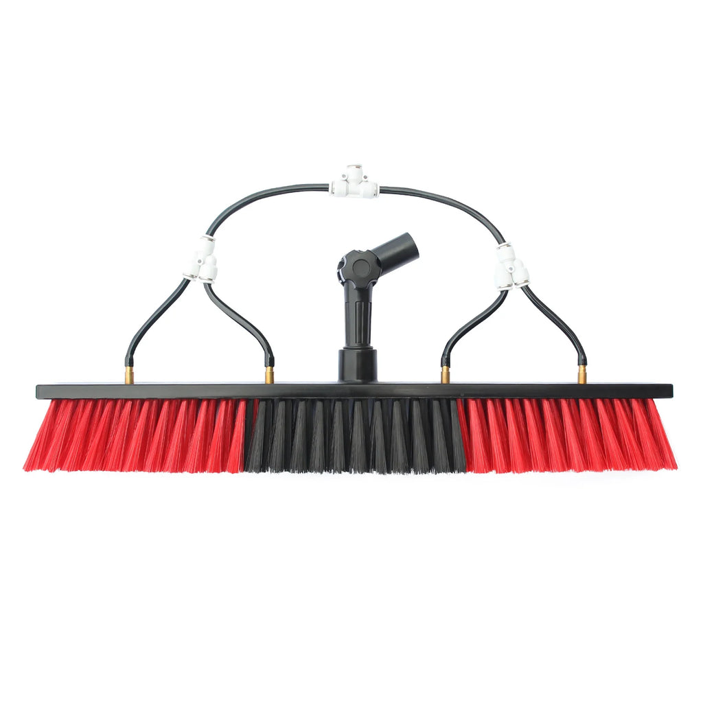 Portable Water Fed Cleaning Brush Head 550mm High Density Bristle Tool for Window and Solar Panel Cleaning