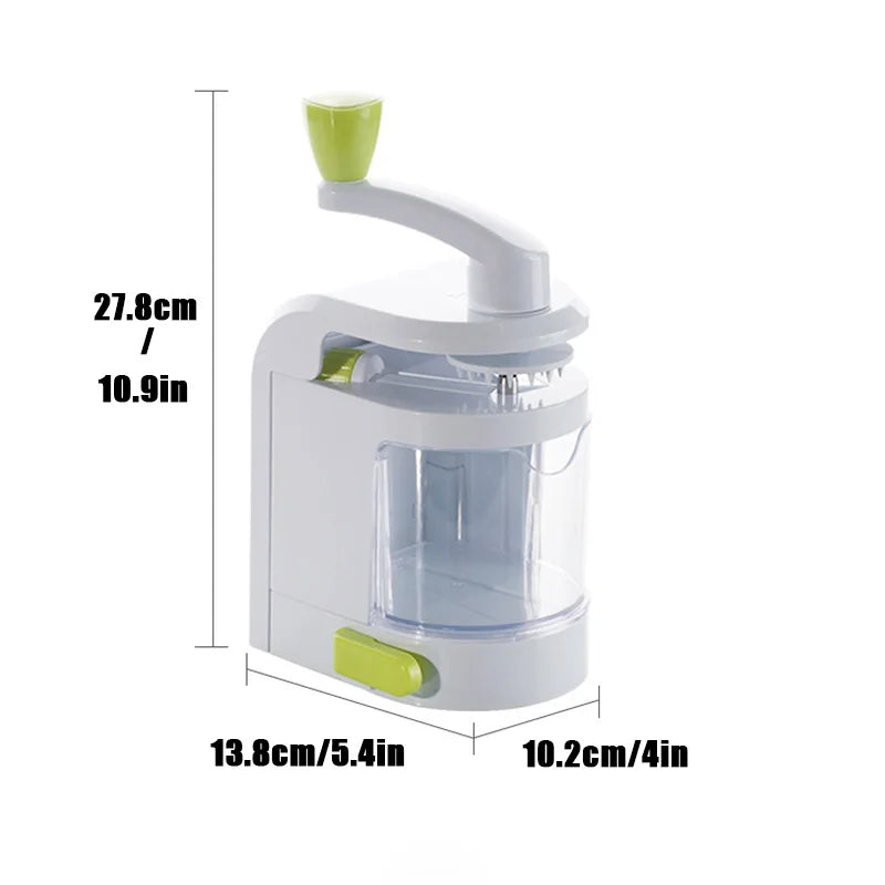 Manual Spiral Vegetable Cutter Multifunctional Fruit and Vegetable Noodle Slicer Pasta Maker – Green