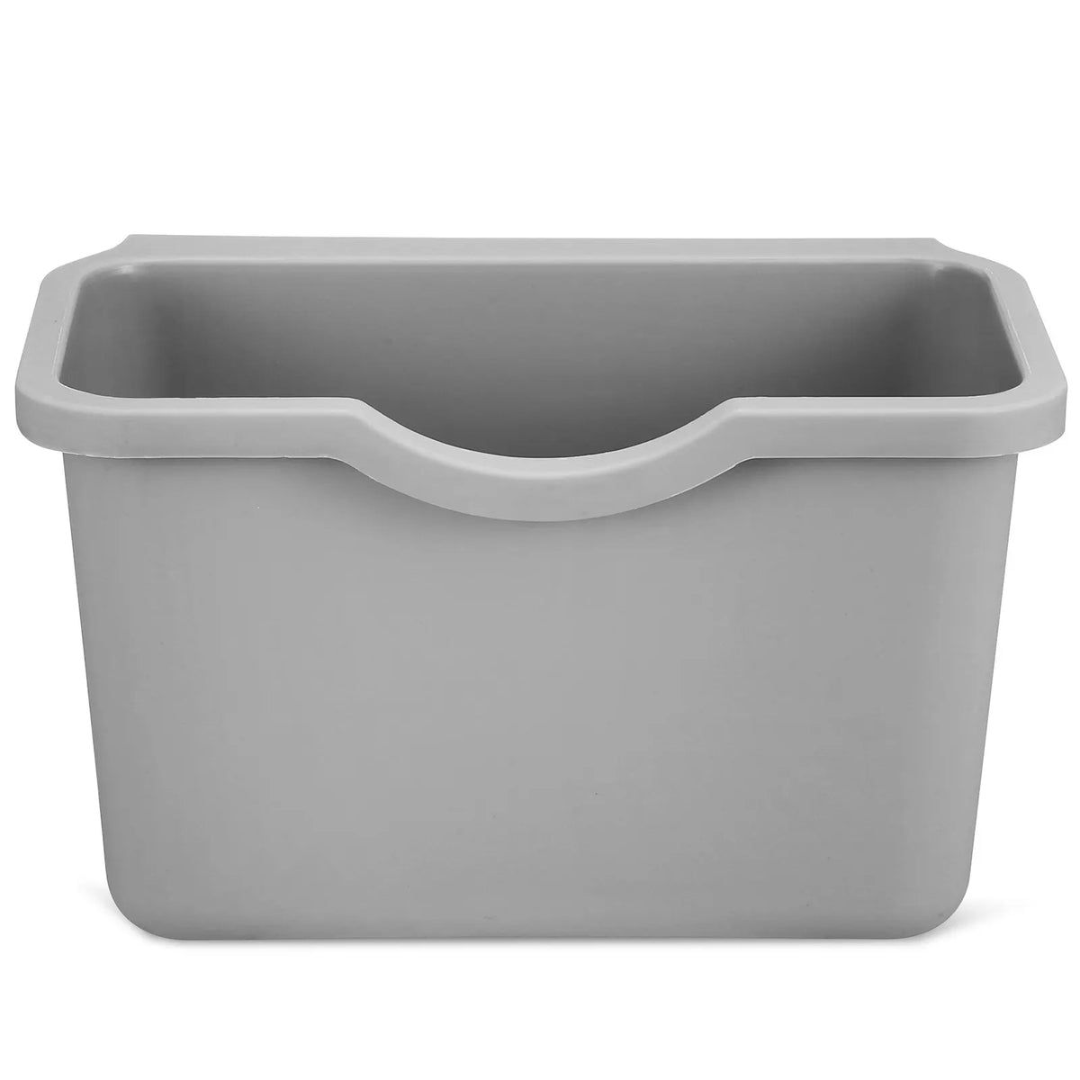Hanging Kitchen Trash Can 20.8cm Space Saving Cabinet Door Mounted - Grey