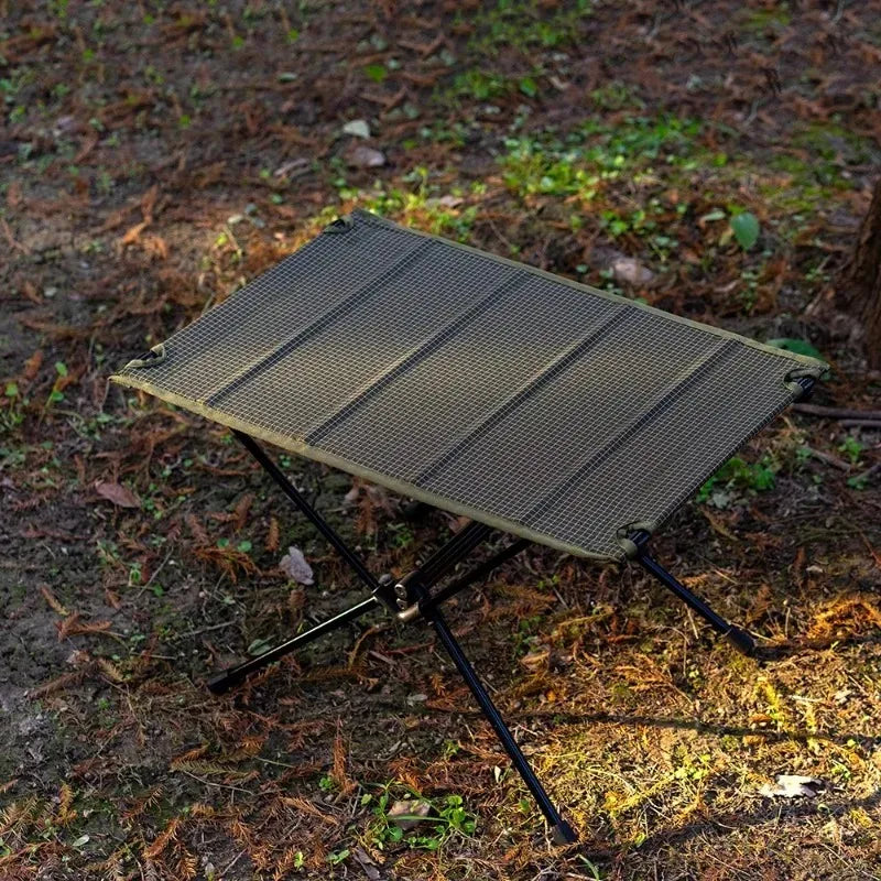 Camping Table UHMWPE Tactical Folding Table Ultralight Aluminum Alloy – Purple