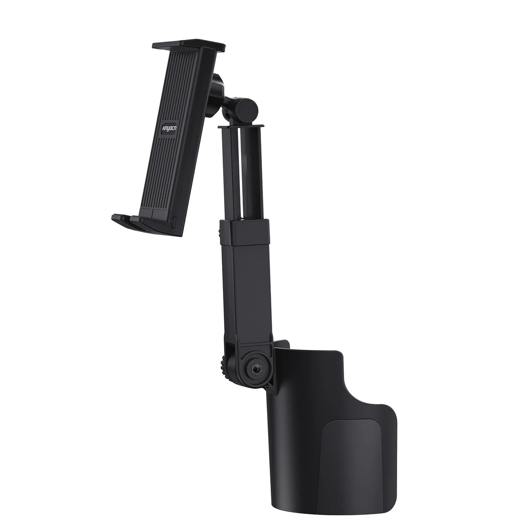 Tablet Phone Holder 4-14 Inch Adjustable Cup Holder Mount Foldable Rotating Viewing Stand
