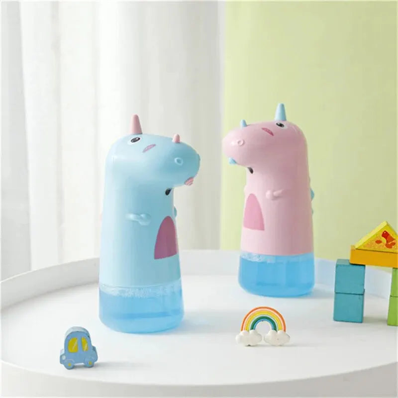 Unicorn Automatic Foaming Soap Dispenser 250ml USB Rechargeable Touchless Hand Soap Dispenser for Bathroom and Kitchen – Pink
