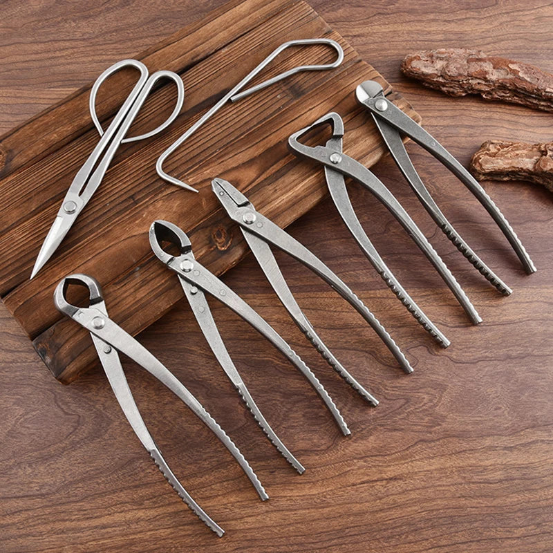 Pruning Shears Set 2 Piece Stainless Steel Bypass Scissors Gardening Tools