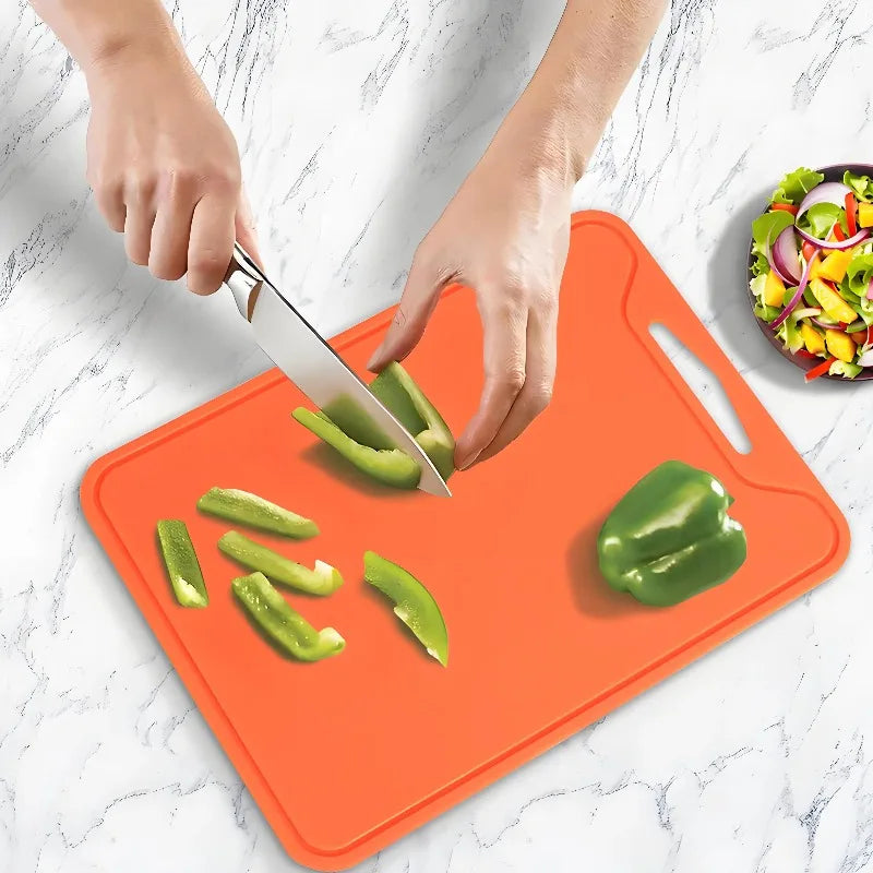 Food Grade Silicone Cutting Board Non Slip Kitchen Chopping Board for Meat Vegetables and Fruits Dishwasher Safe – Yellow