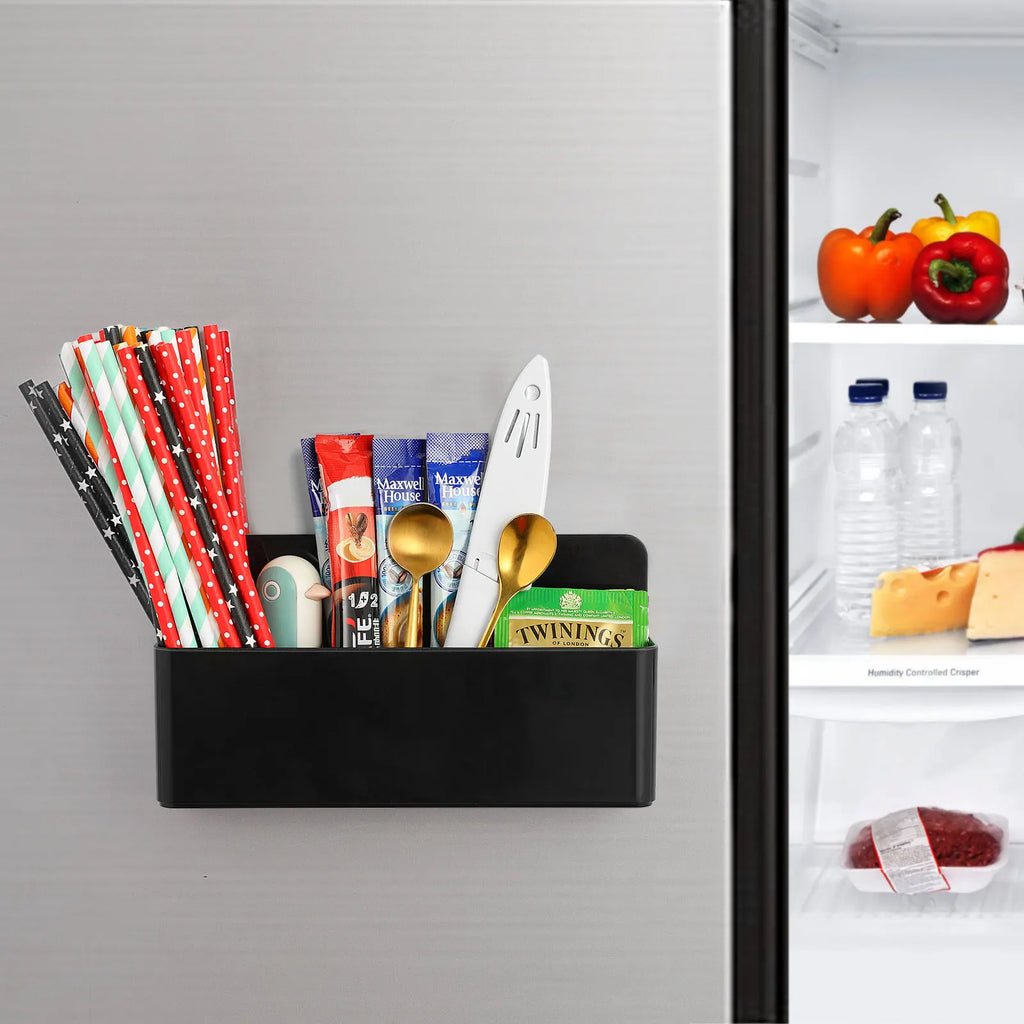 Magnetic Marker Holder 21cm 3 Slot Dry Erase Pen Organiser Durable Storage Rack - White