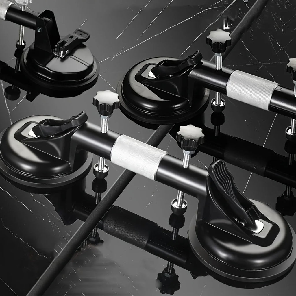 Glass Suction Cup Lifter Heavy Duty Aluminum Vacuum Plate Handle Dual Pad Lifting Tool