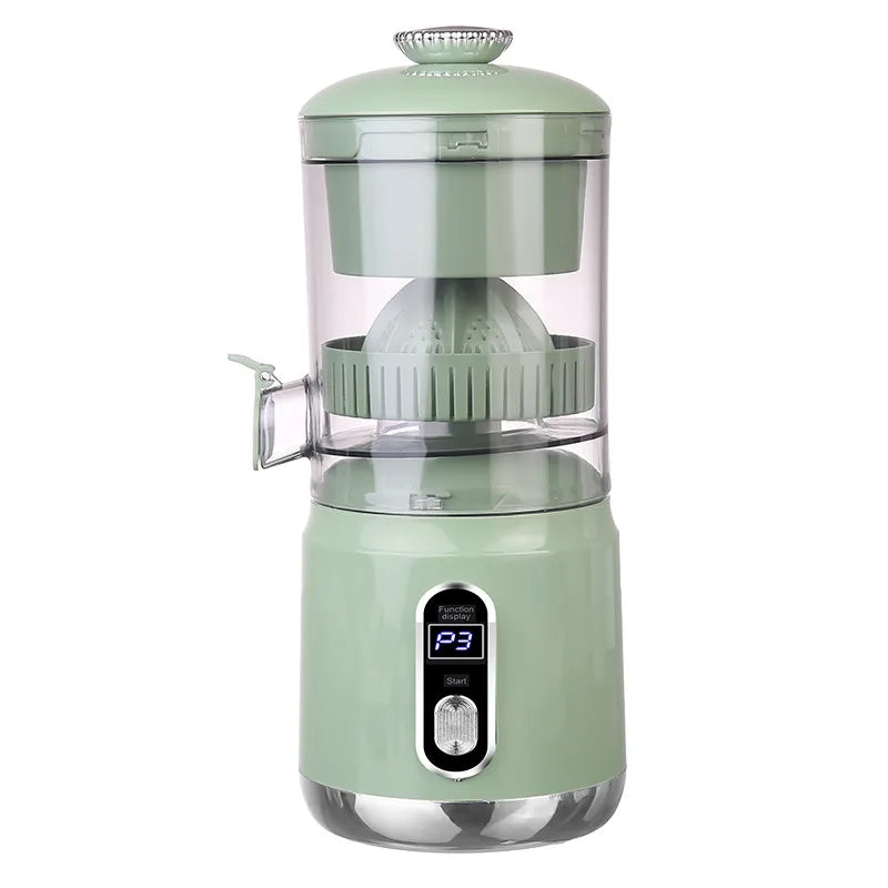 Portable Juicer 600 mL USB-C Rechargeable 3-Speed Citrus Fruit Blender - Green
