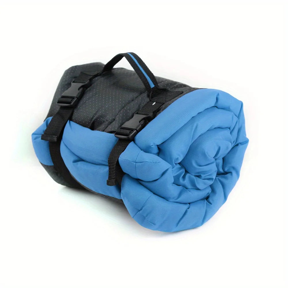 Pet Bed Cushion Waterproof Anti Slip Washable Dog Crate Mat Durable Indoor Outdoor - Blue