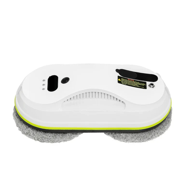 Window Cleaning Robot 5600Pa Smart Glass Cleaner with Water Spray Remote Control and UPS Protection – White