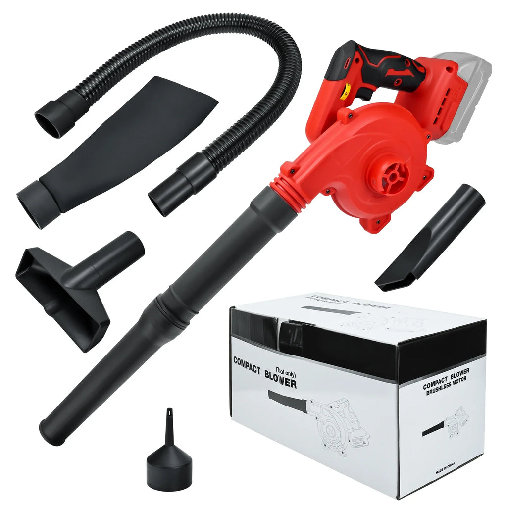 Brushless Cordless Leaf Blower 18V Battery Powered 6-Speed 180MPH Air Blower & Vacuum