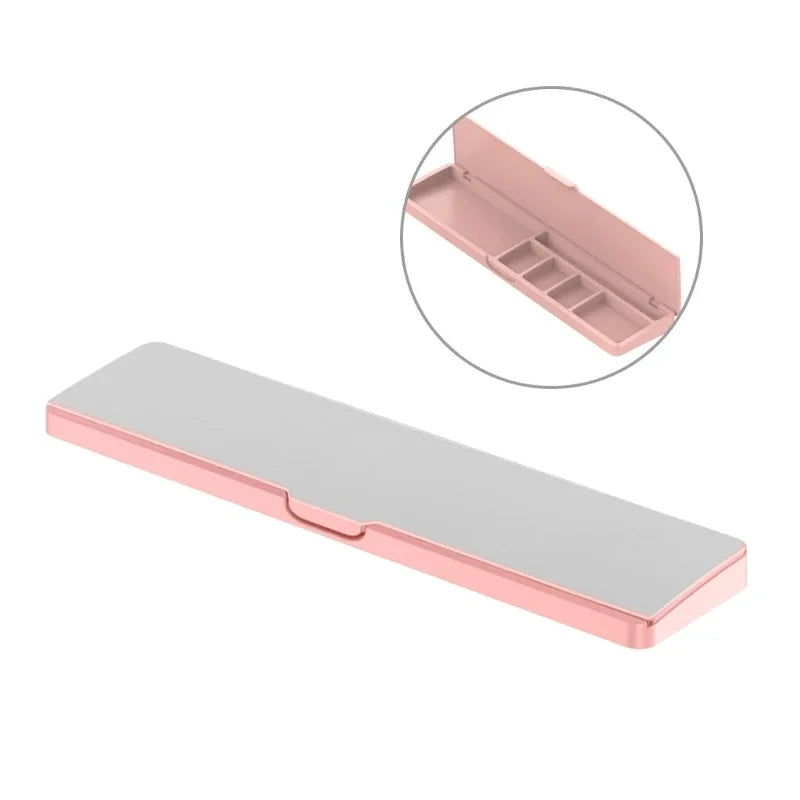 Ergonomic Keyboard Wrist Rest with Hidden Storage Compartment Memory Foam Wrist Support for Office and Gaming – Pink