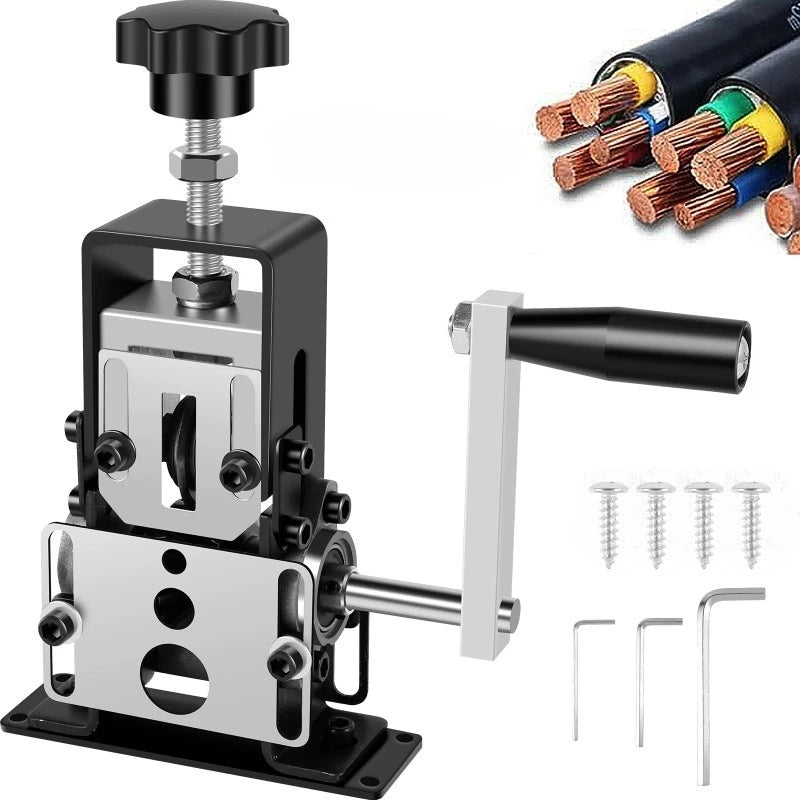 Manual Wire Stripping Tool Portable Electric Drill Powered Copper Wire Peeler