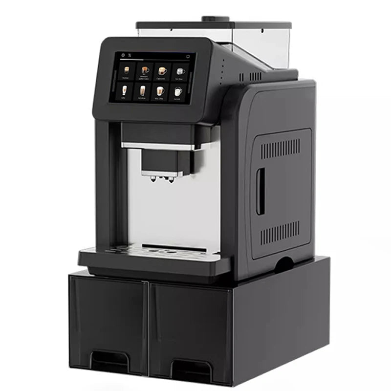 Coffee Machine 1400W Automatic Espresso Maker with 1kg Bean Hopper Touch Control – Black
