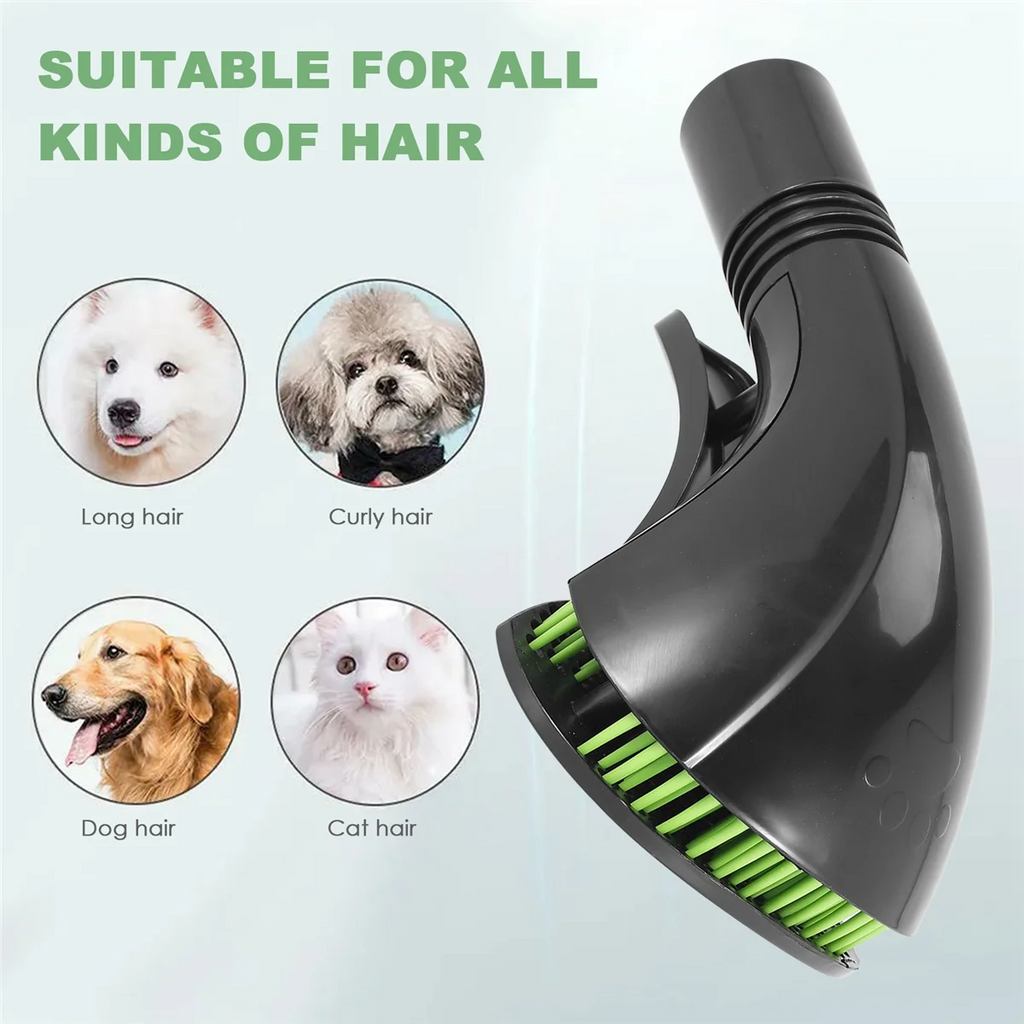 Pet Grooming Vacuum Attachment 32mm Loose Hair Removal Brush Undercoat Grooming Tool