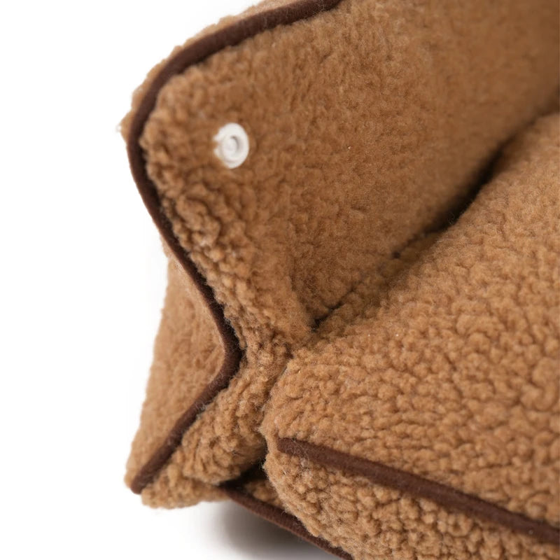 Pet Sofa Bed Removable Washable Plush Pet Nest Soft Indoor Pet Bed - Medium