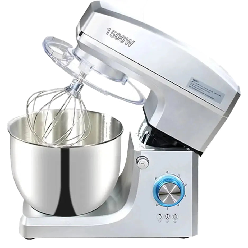 Stand Mixer 7L 1500W Electric Kitchen Mixer with Stainless Steel Bowl 6 Speed Planetary