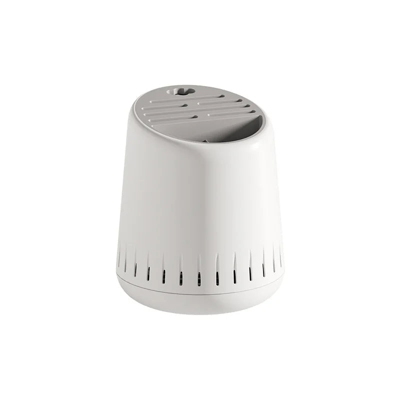 Multi-Functional Chopsticks Draining Holder PP Kitchen Utensil Storage Box - White