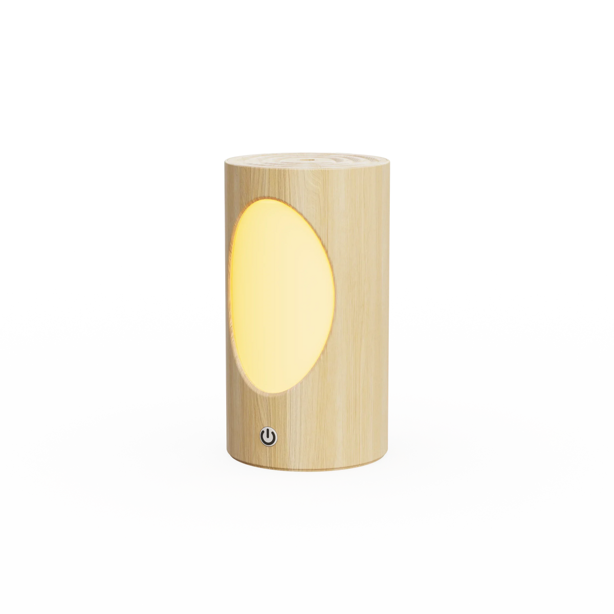 Rechargeable Humidifier 600 mL Aroma Diffuser with LED Light - Wood Grain
