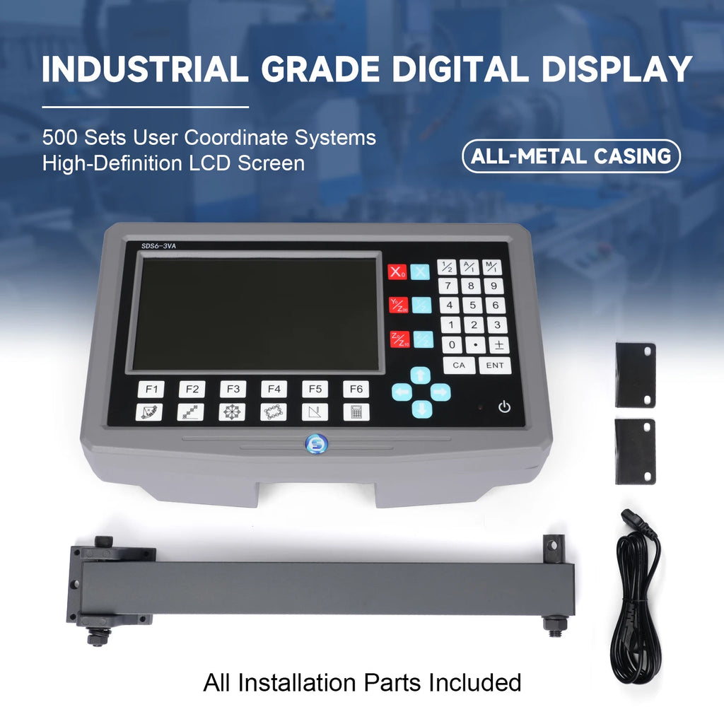 Digital Readout System 3 Axis 7 Inch TFT Display 1000mm Linear Scale CNC Measurement Kit