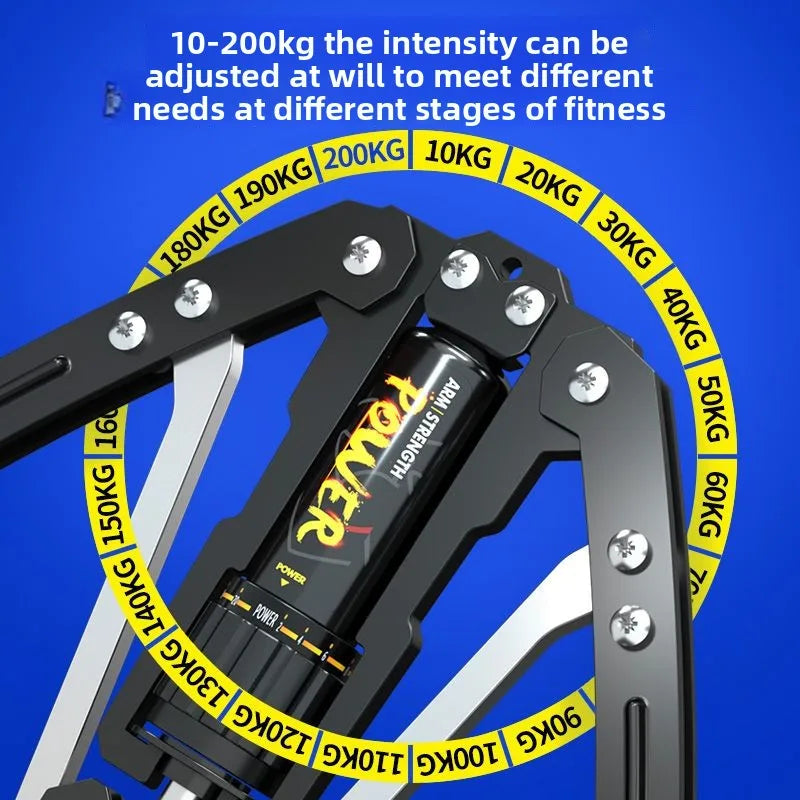 Hydraulic Arm Forcer Adjustable Training Arm Strength 200kg Grip Bar Chest Expansion Abs Home Fitness Equipment Men