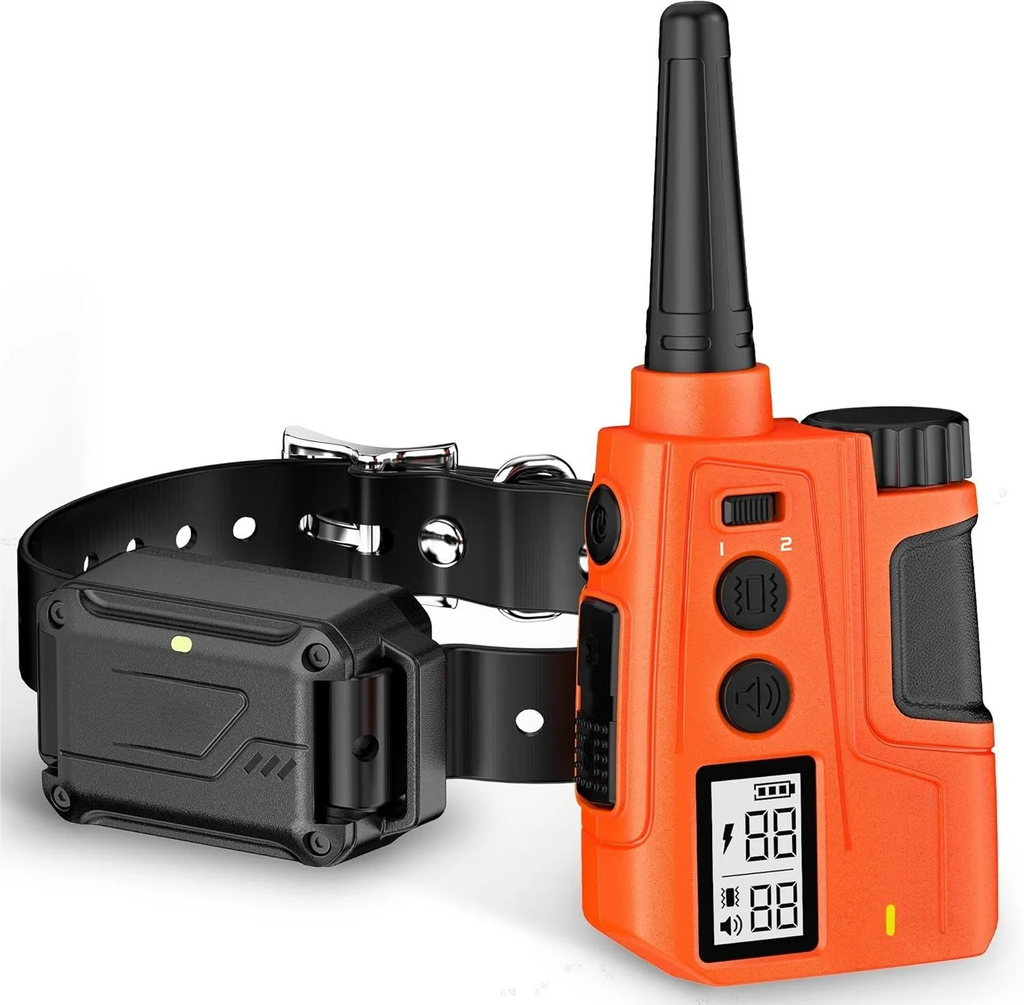 Dog Training Collar Rechargeable Waterproof Remote Trainer 600 m Range with Adjustable Beep and Vibration - Single