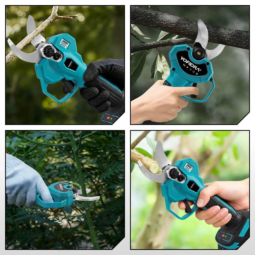 Electric Pruning Shears 18V Brushless 28mm Cutting Diameter Without Battery