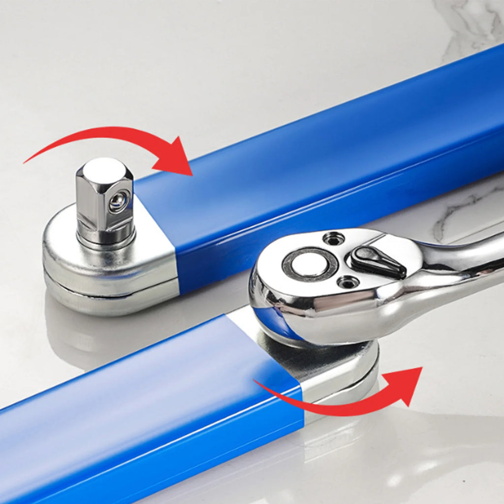 Extension Wrench Portable Heavy Duty 45cm Offset Ratchet Extension Tool 2 in 1 Multi Function Connector