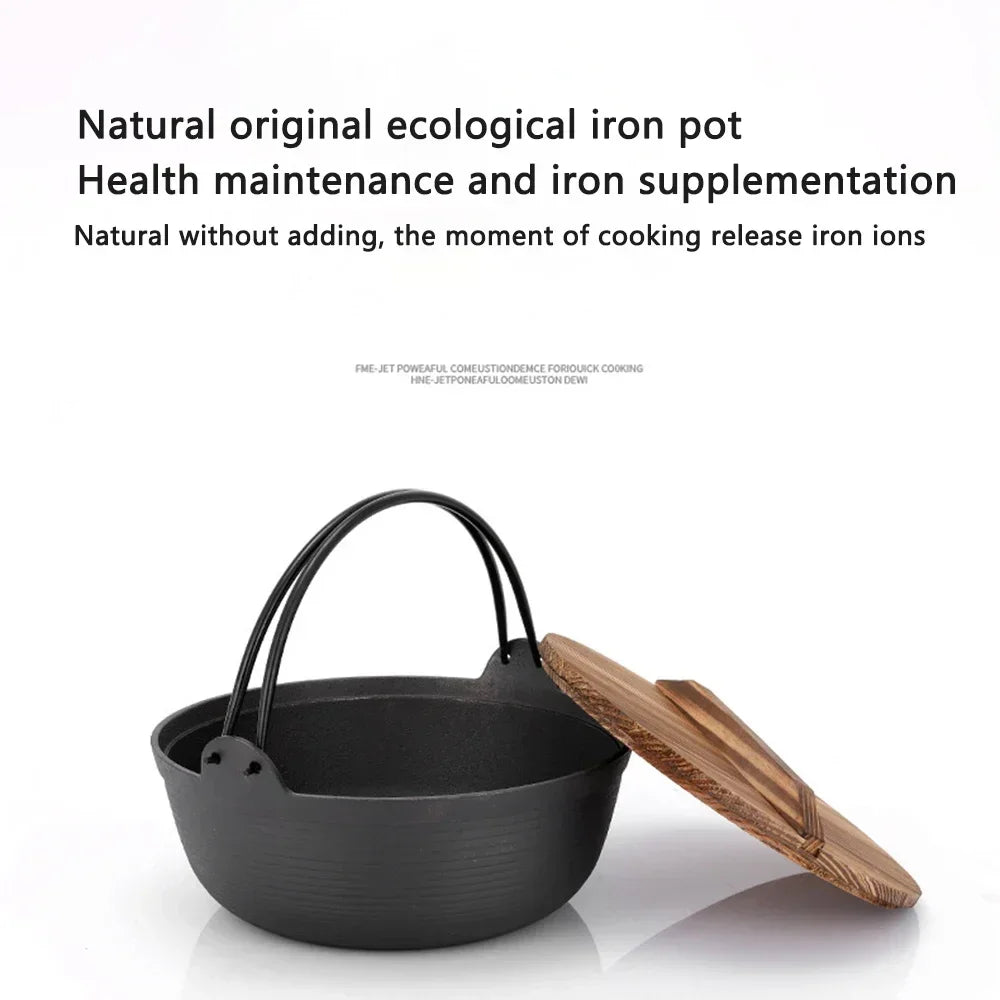 Cast Iron Dutch Oven 29cm Camping Cooking Pot with Lid