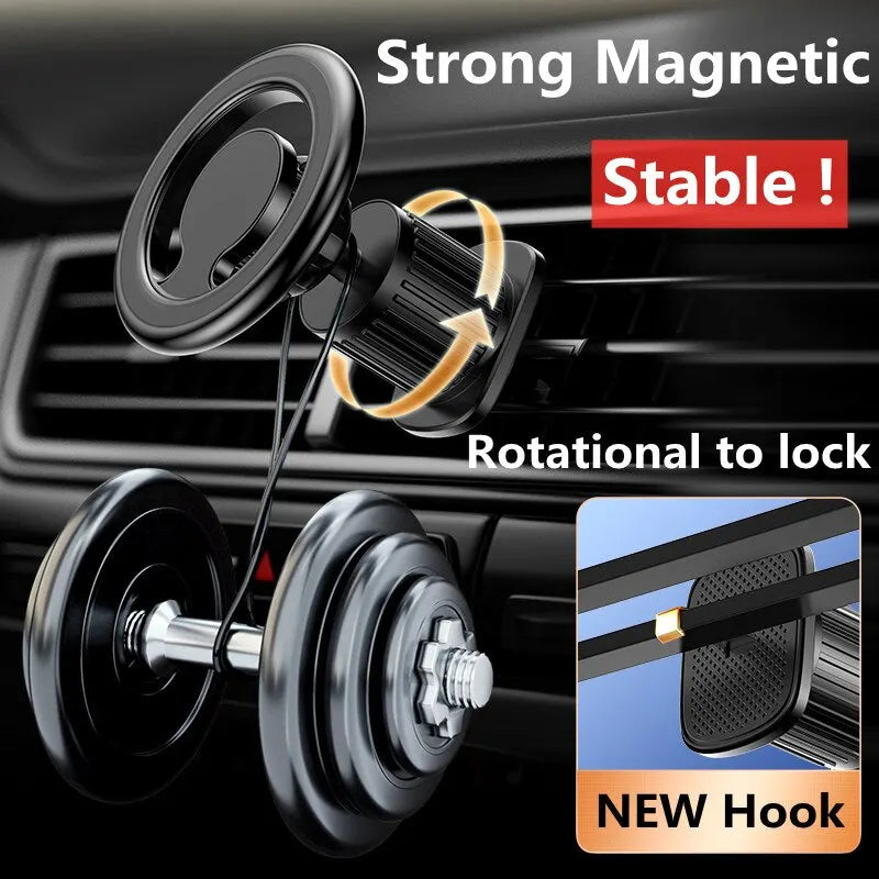 Car Phone Holder 360° Adjustable Air Vent Dashboard Mount with Universal Smartphone Support