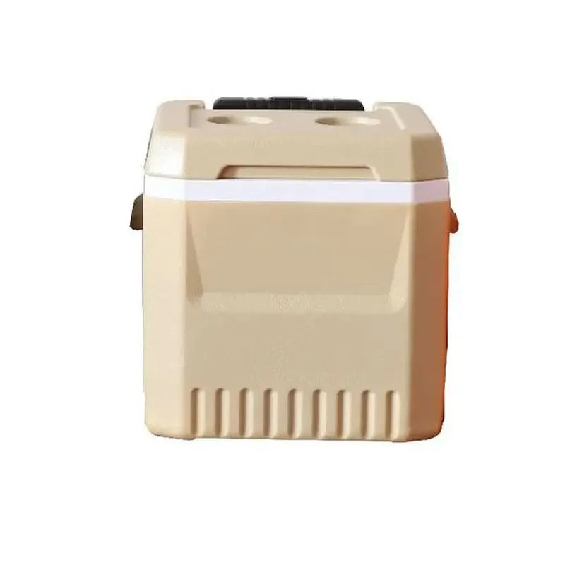 Camping Cooler Box 18L Insulated Ice Chest With Wheels and Trolley Handle – Khaki